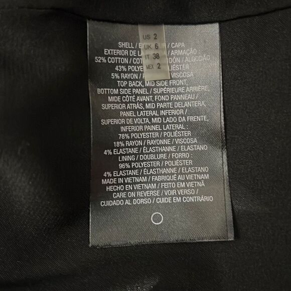 Tahari Women's Party Dress Bodycon Wrap Sleeveless Casual Work Grey Black Size 2 - Picture 10 of 12